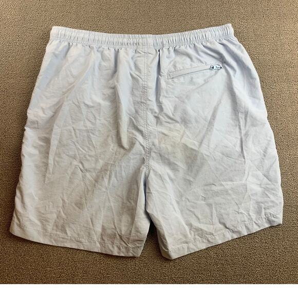 Coney Island Picnic LET'S PEACE IT TOGETHER Nylon Blue Shorts - Size Large - Picture 2 of 10